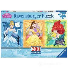 ea3afee3749848e786eb89f6ac6a2f51 Ravensburger Puzzle 200 pz. Disney Princess Panorama - immagine 1