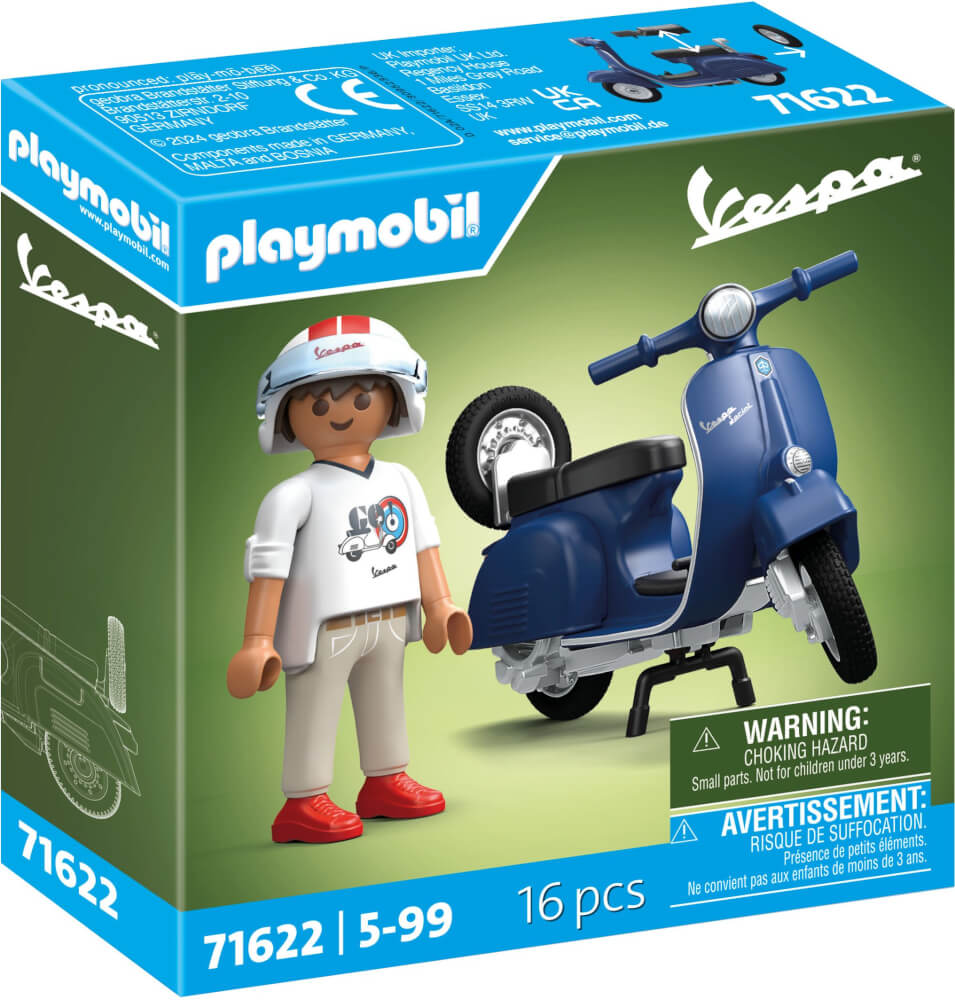 ec90941939030c0c6f197c6e2f59acf5 Playmobil Vespa - 1969 Vespa 150 Sprint Veloce Blu - immagine 1