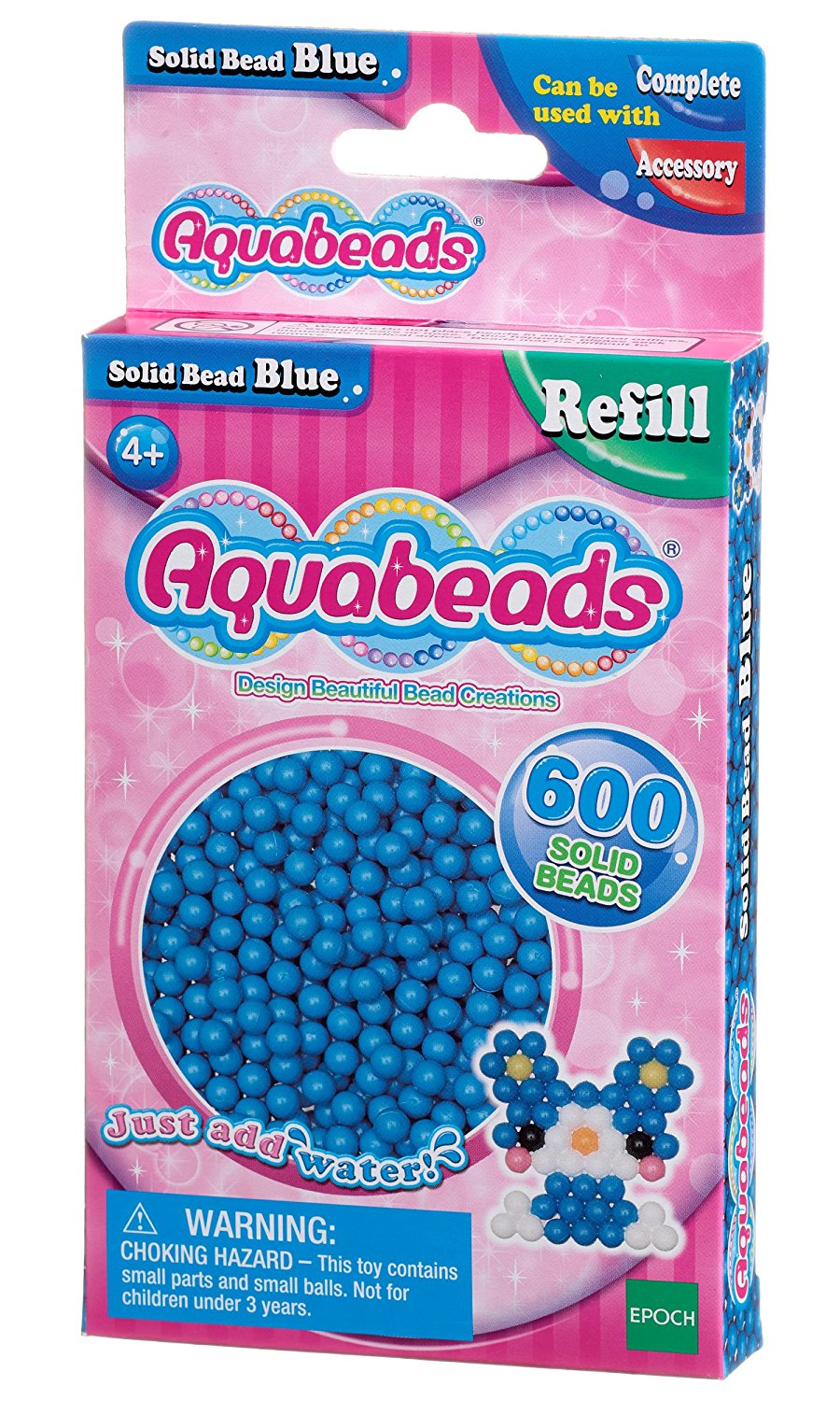 ed02a33939770b578b7c615187c2c159 Aquabeads Perle Ricambio 600 pz. Blue - immagine 1
