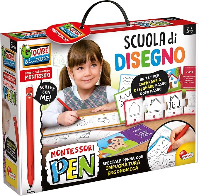 ed96bafe821818e7092568e583d8511c Lisciani Montessori Pen Scuola di Disegno - immagine 1