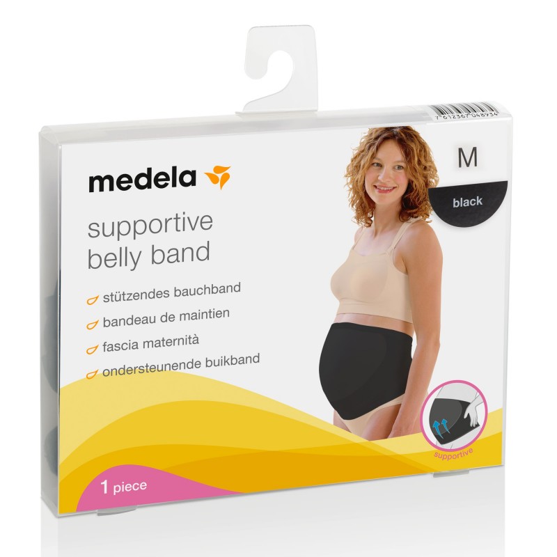 ee6961bc150ca173d233afbaa385eca7 Medela Fascia Maternità mis M Nero - immagine 1