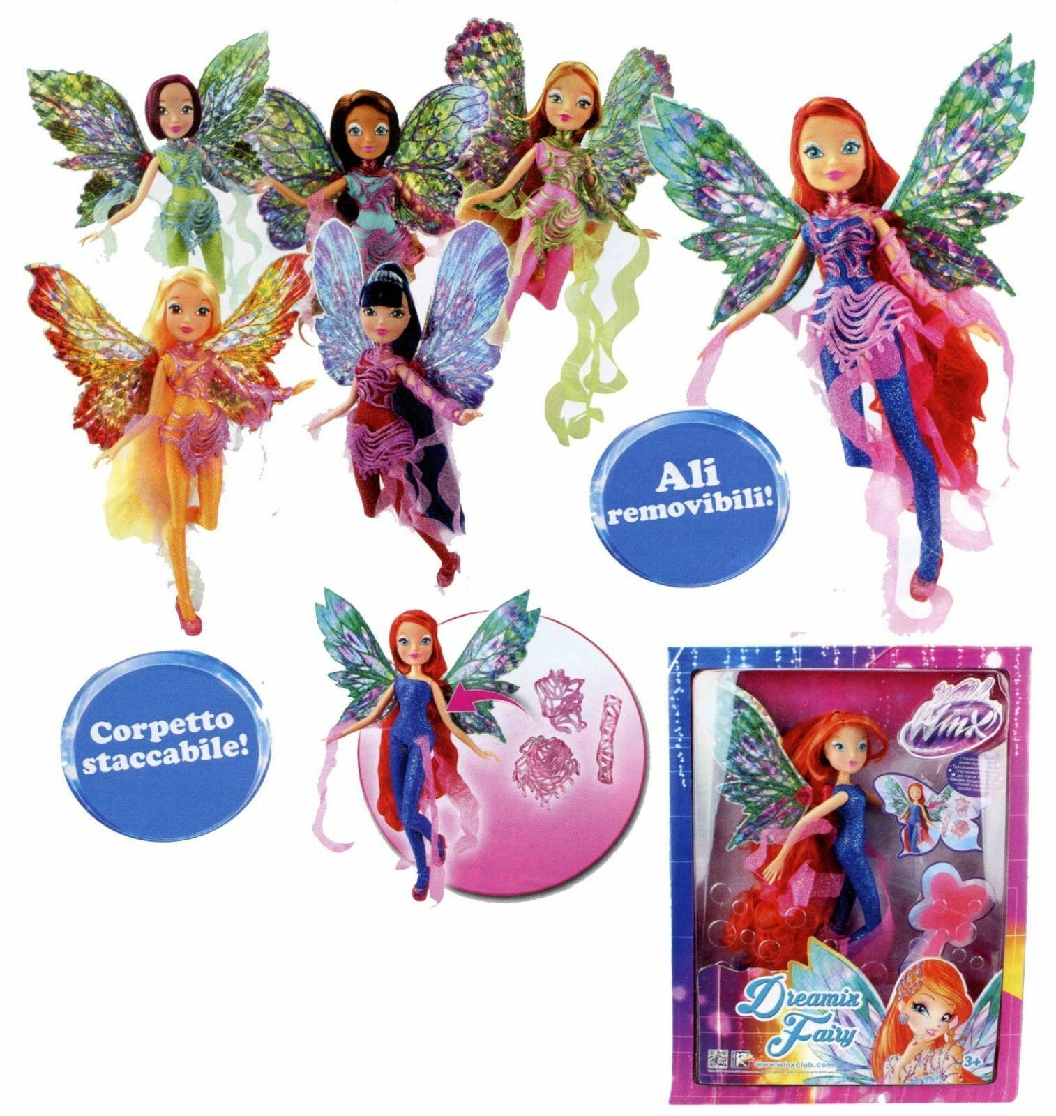 ee6c38dd774057245afaf8664c69b986 Winx Bambola Wow Dreamix Ass. - immagine 1