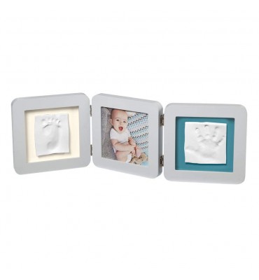 eea4ed491f77d80a724459f442132ee7 Baby Art - Cornice Foto Doppia con Calco Pastello - immagine 1