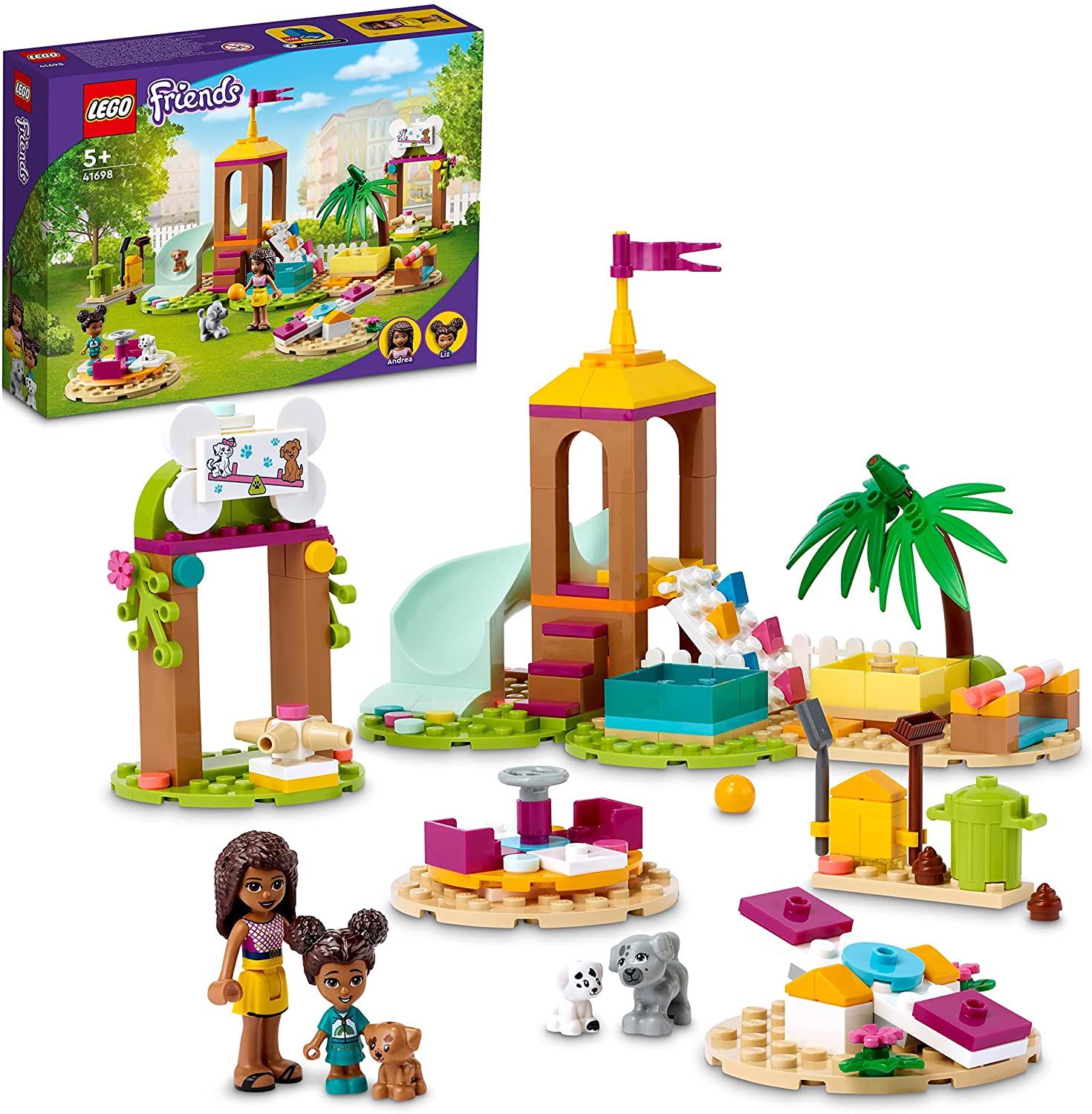 efd76e141bfd0c4dfb331e02e101c5da Lego Friends Il Parco Gioco dei Cuccioli - immagine 1