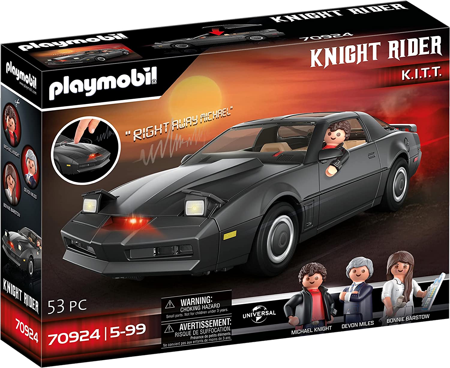 efe71f1be1b9b060ba28cbff0a556f81 Playmobil Knight Rider - Supercar - immagine 1