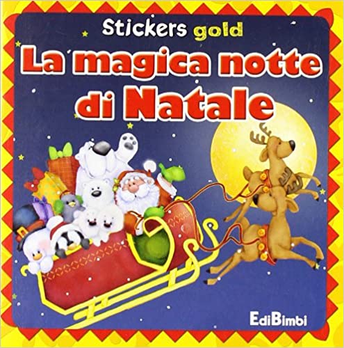 f00bf701a0a8b29656409221c561f1f1 STICKERS GOLD - MAGICA NOTTE DI NATALE - immagine 1