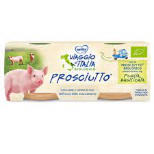 f00ca5dcd4be4459a9b198c869932bb7 Viaggio D'Italia Omogeneizzato Bio gr.80x2 Prosciutto - immagine 1