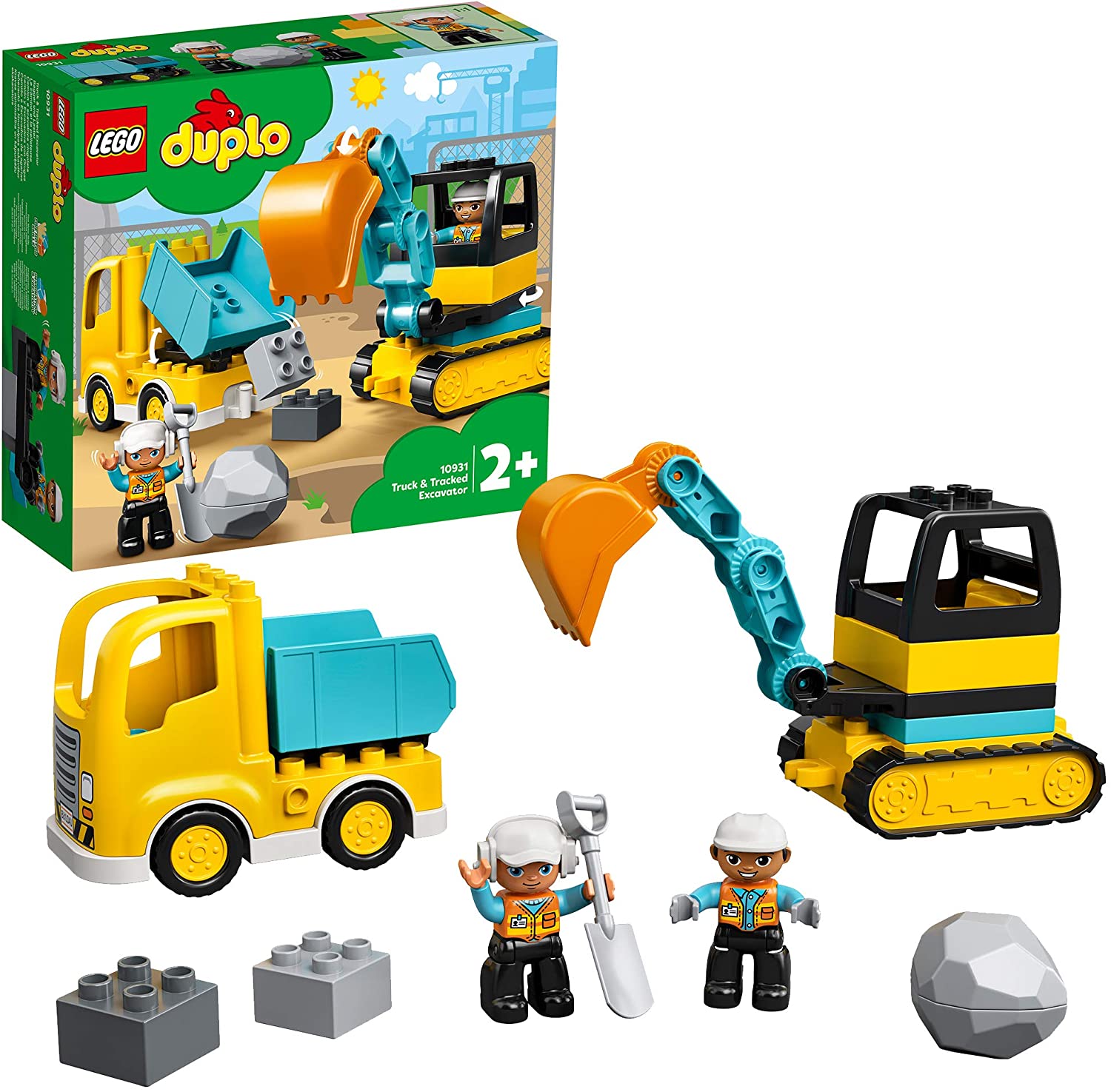 f00fa93268246a1d0c951d22814f66eb Lego Duplo Camion e scavatrice cingolata - immagine 1