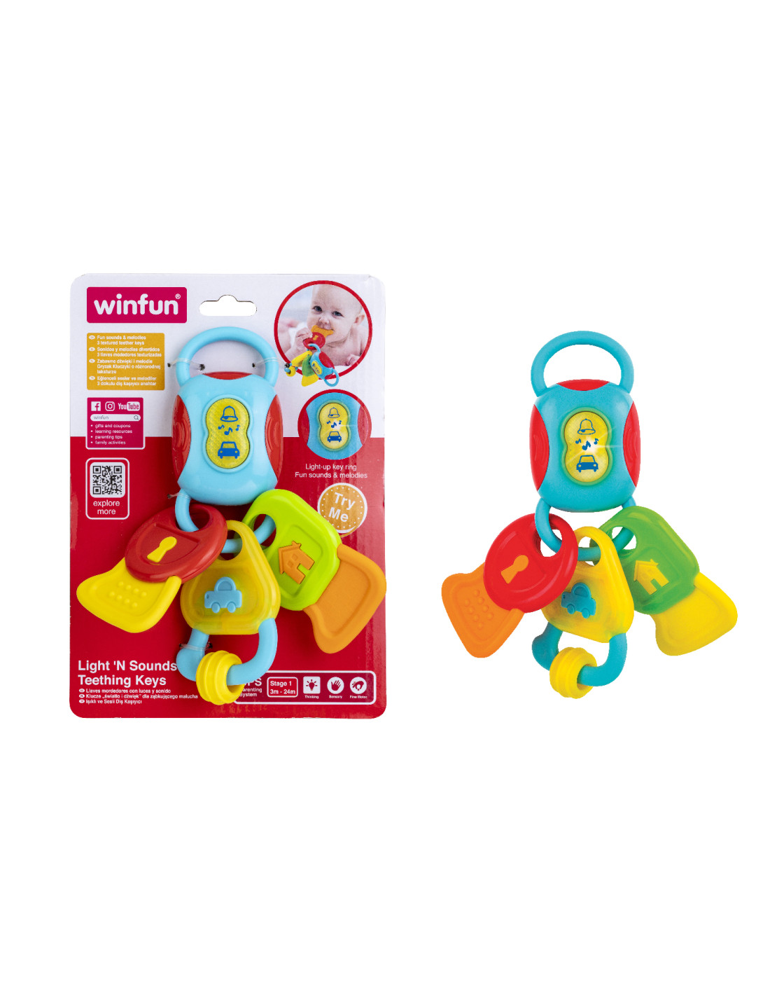 f0d3922c265fc819f42eb69bc1d6cfe2 Winfun Le Mie Prime Chiavi Luci e Melodie - immagine 1