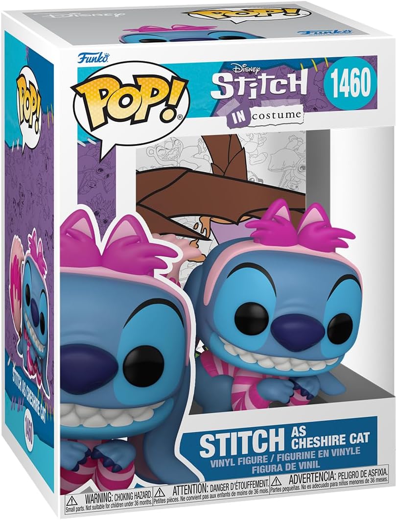 f0e2daa0d8f49a4b9f168880ce78c985 FUNKO POP Stitch as chesire cat - immagine 1