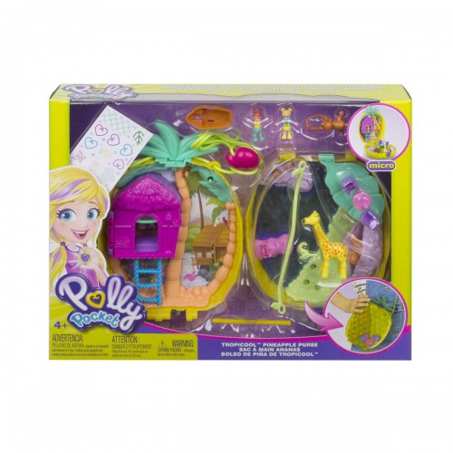 f0e67ece7b53310fc9699c7242019064 Polly Pocket Borsetta dei segreti Ananas - immagine 1