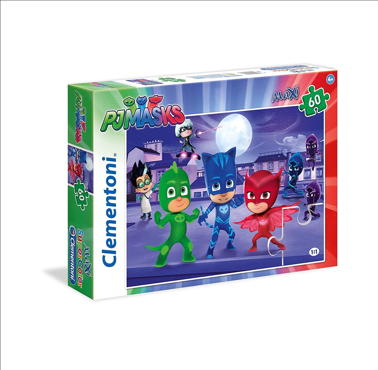 f11299a9eb94e80719e1466e25d252db Clementoni Puzzle 60 pz MAXI PJ Masks - immagine 1