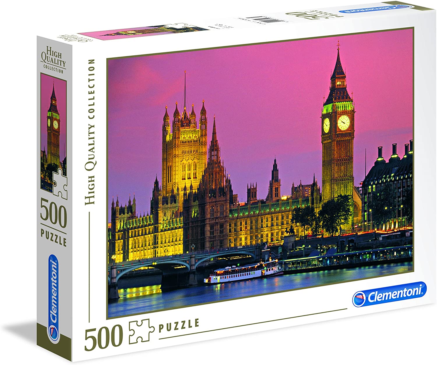 f255bdd754cd51eeda1d5d9c415eccc6 Clementoni Puzzle 500 Pz. HQC Londra - immagine 1