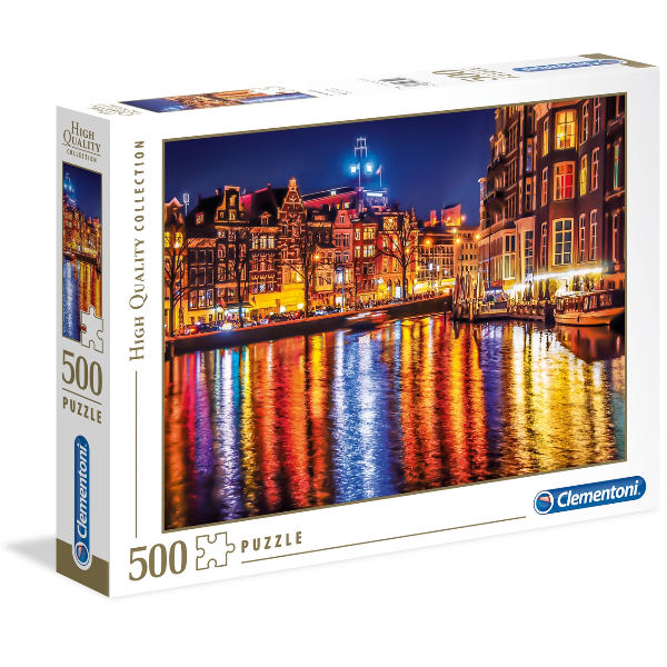 f2876b00350db9b53dcf771baaa1b06c Clementoni Puzzle 500 Pz. Amsterdam - immagine 1