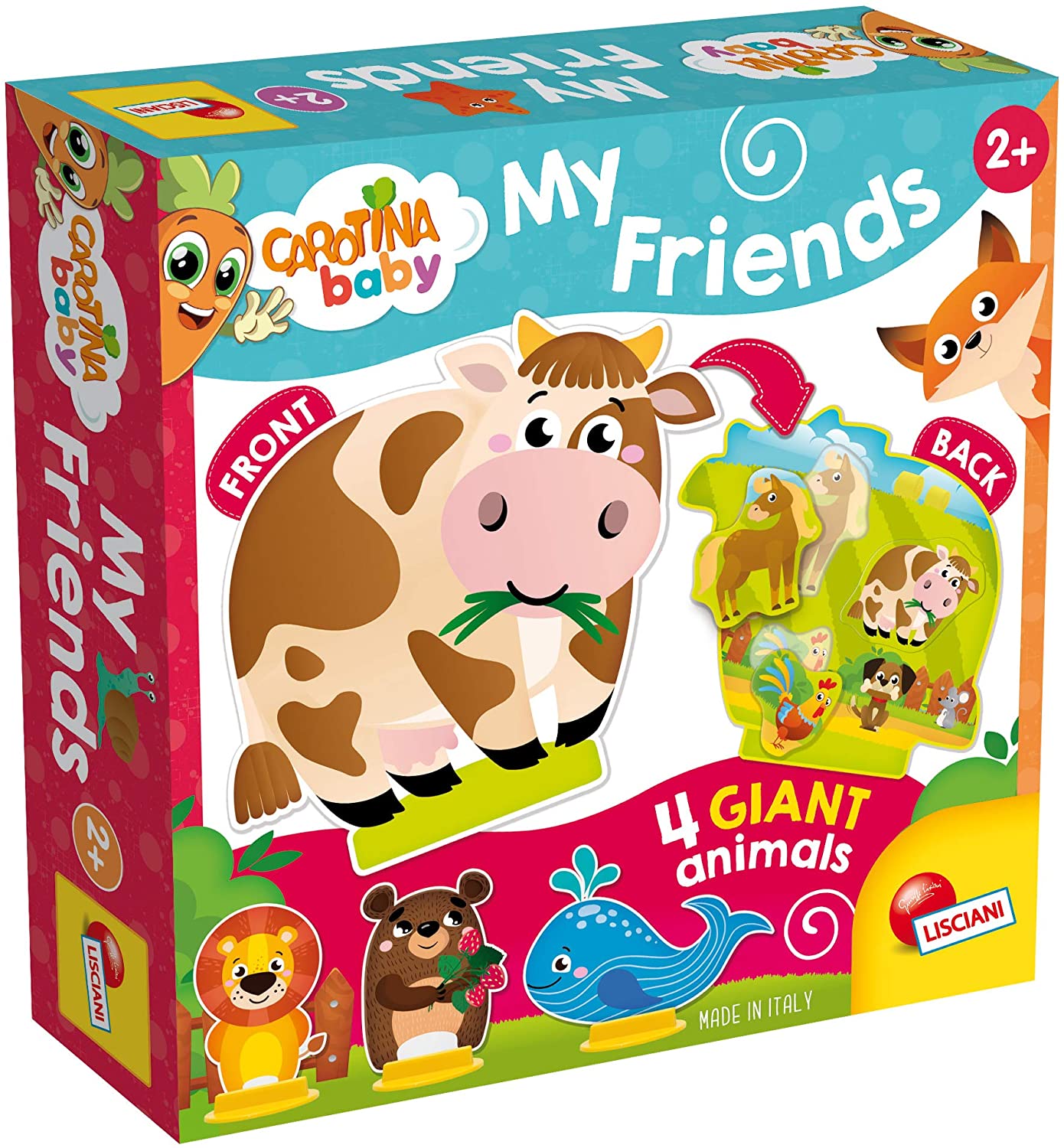 f2a8fe246ae6b16d59a3d55b6beb4583 Carotina Baby My Animal Frineds - immagine 1