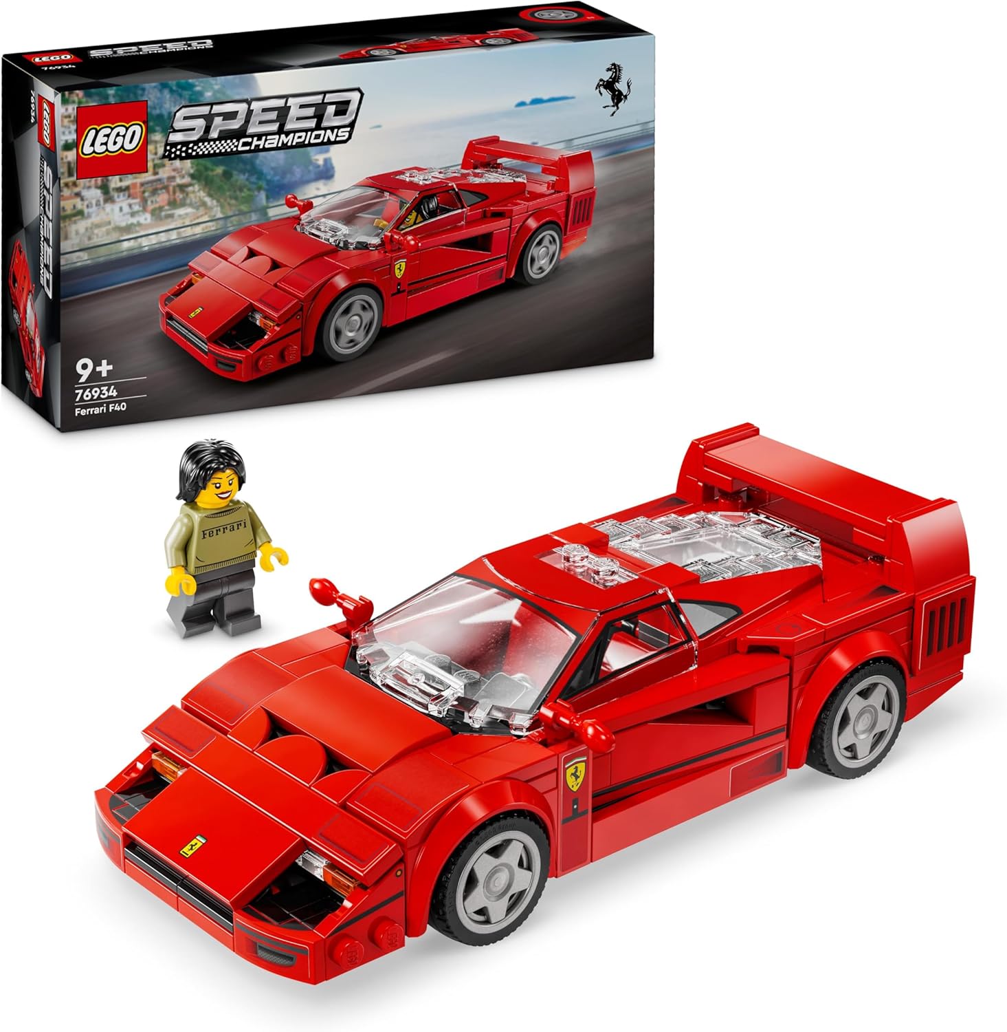 f48d625b09aa8824c51e24bfad9eabaf Lego Speed Champions Supercar Ferrari F40 - immagine 1