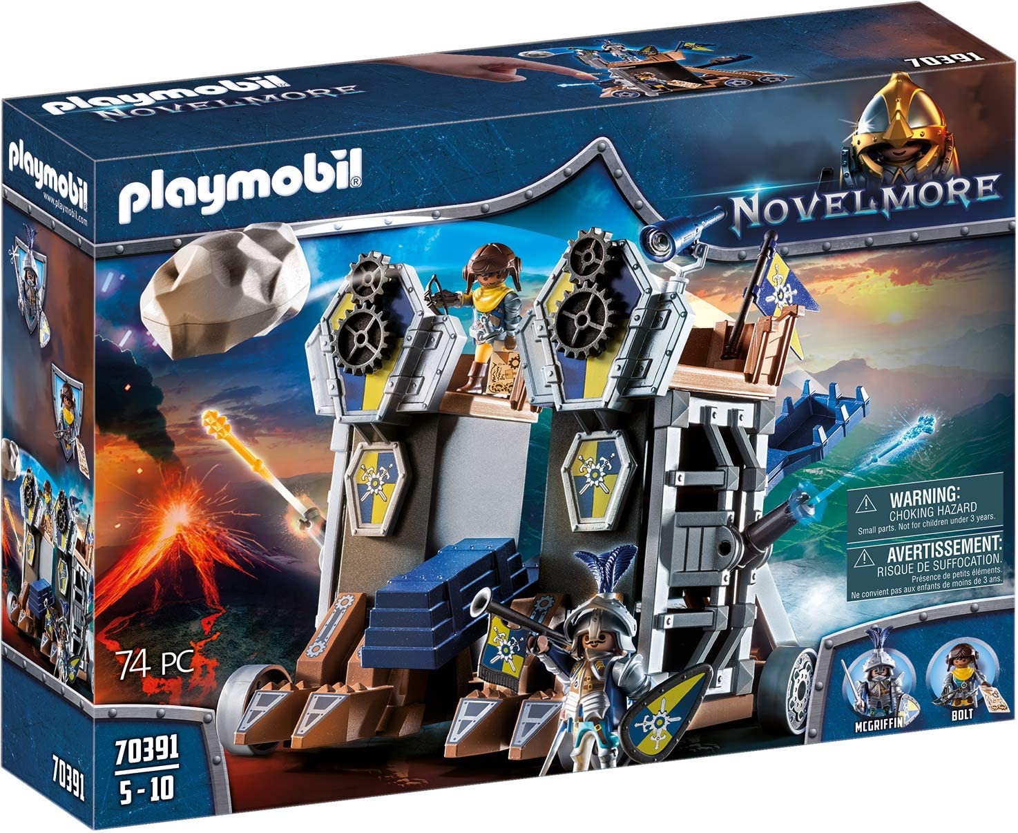 f4a874cdc412823c3e424f35b38d5472 Playmobil Novelmore II - Fortezza Mobile di Novelmore - immagine 1