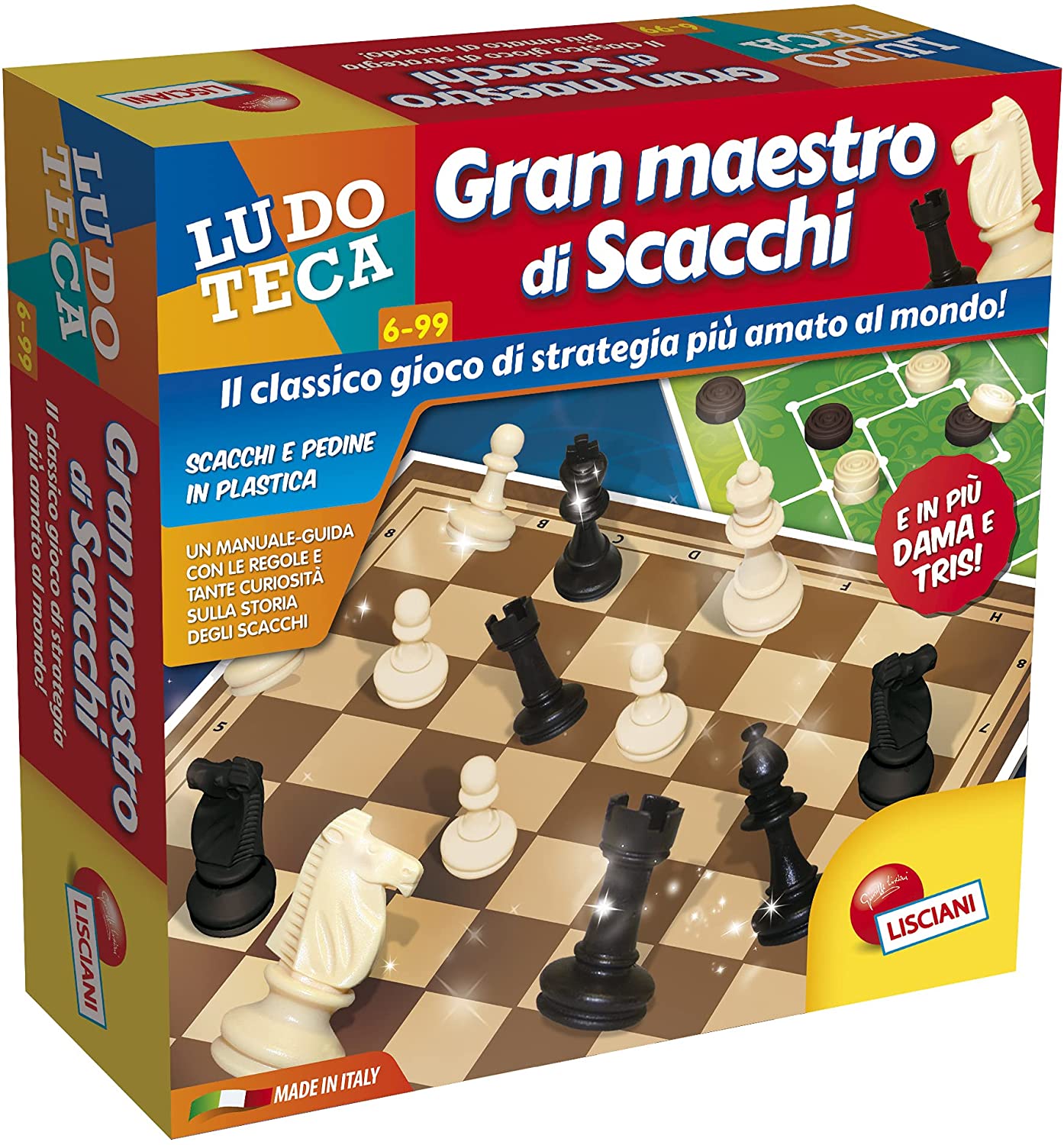 f4b3bc19a13833737e334304c4254de9 Lisciani Ludoteca Gioco Gran Maestro di Scacchi - immagine 1