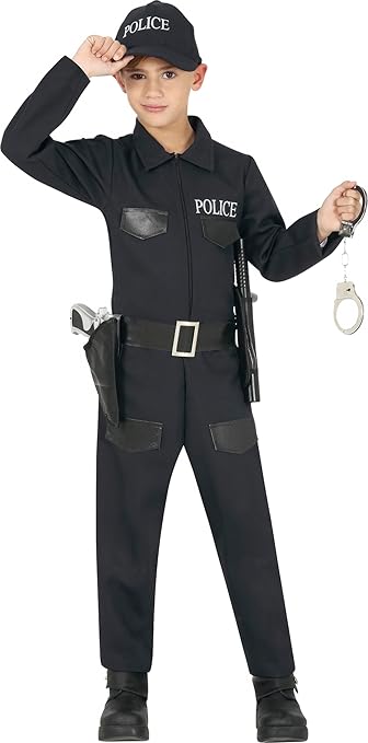f590b45c89dad29cec44ec2e54ccb9ec Costume Polizia bambino - immagine 1