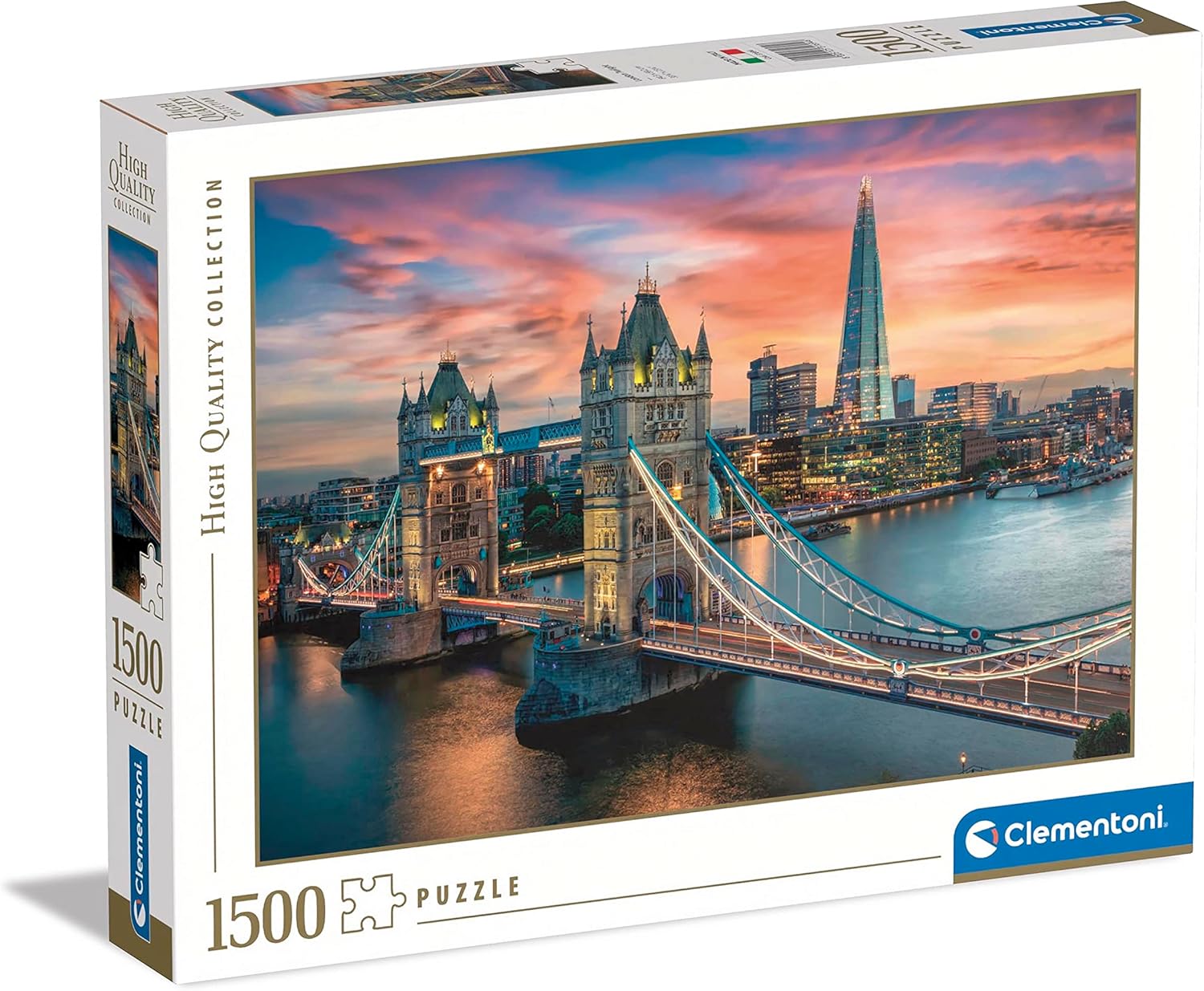 f5989e247570ef6d39dc72d884475cb1 Clementoni Puzzle 1500 Pz. London Twilight - immagine 1