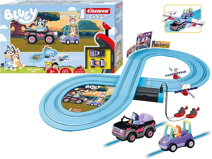 f66bbe8b1ba1a6fbfcefb1086b65d6a2 Carrera Pista My First Bluey 2,4 mt - immagine 1