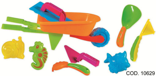 f68f2fbc65891eef6397cb6d0054ebab Carriola cm.40 con Accessori Spiaggia - immagine 1