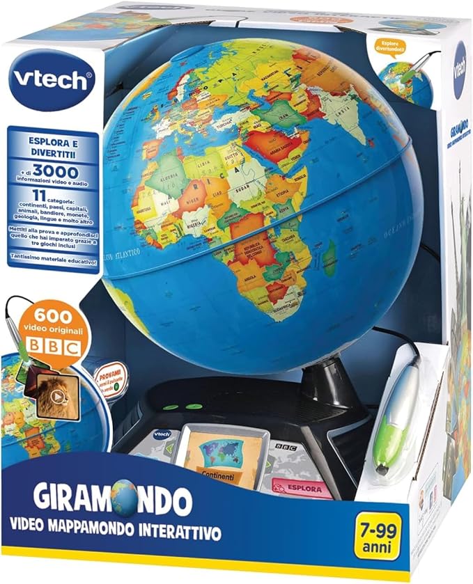 f6a7497cb4d6545200205cf6bd32c964 Vtech Giramondo - Video Mappamondo - immagine 1