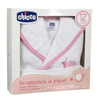f6dd66093615369766ceca907481c36a CHICCO ACCAPPATOIO PIQUET ROSA LUMACA 12M+ - immagine 1