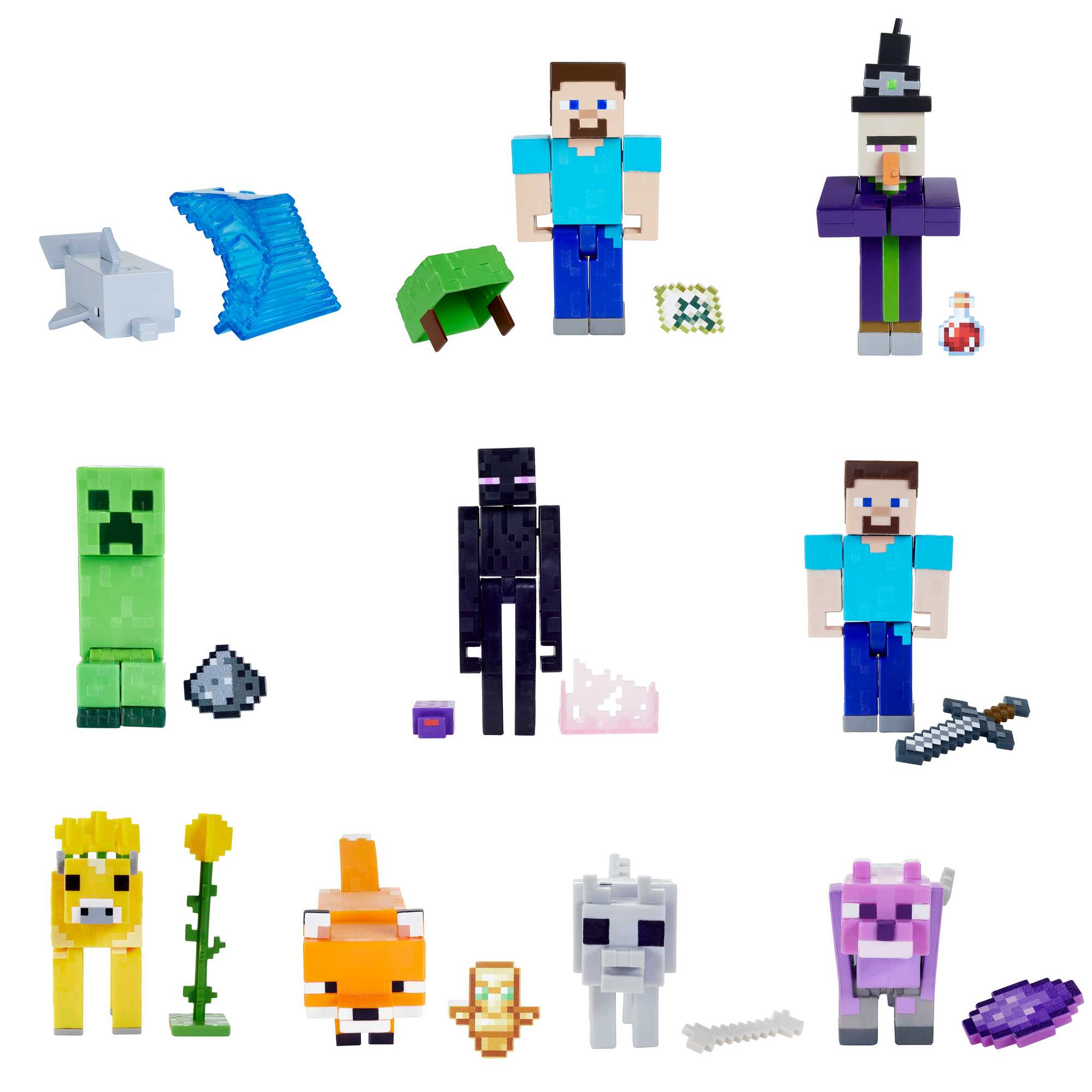 f6f01dd45d420a3589f743b61e959ecf Minecraft Personaggi Ass. cm.9,5 - immagine 1
