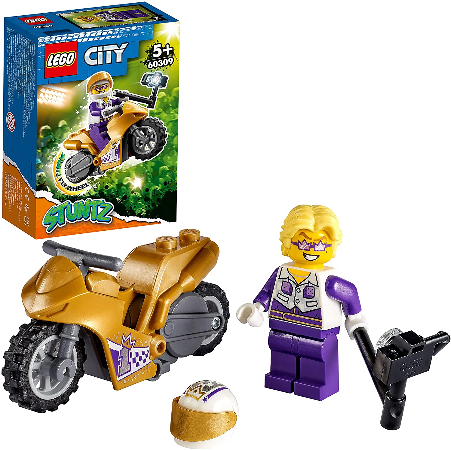 f75dd90232edd3f6e2758c78bb7daef8 Lego City Stunt Bike dei selfie - immagine 1