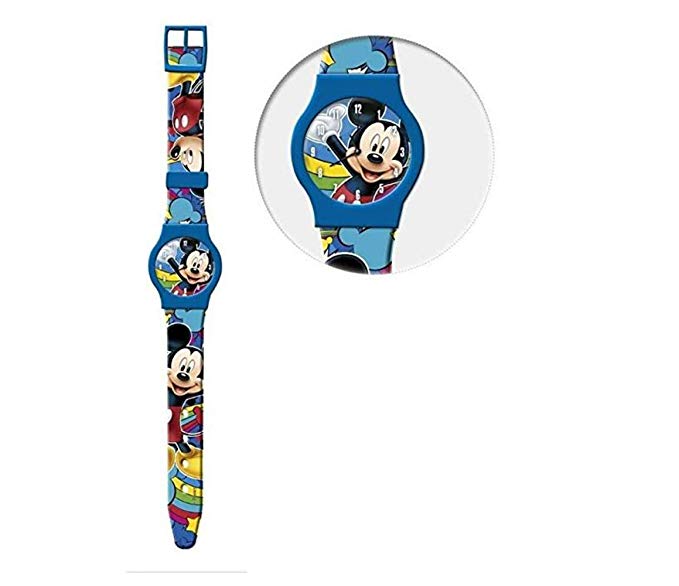 f764dcc668401b0c3144a5356e34cea0 Orologio da Polso Analogico Mickey Mouse in conf regalo - immagine 1