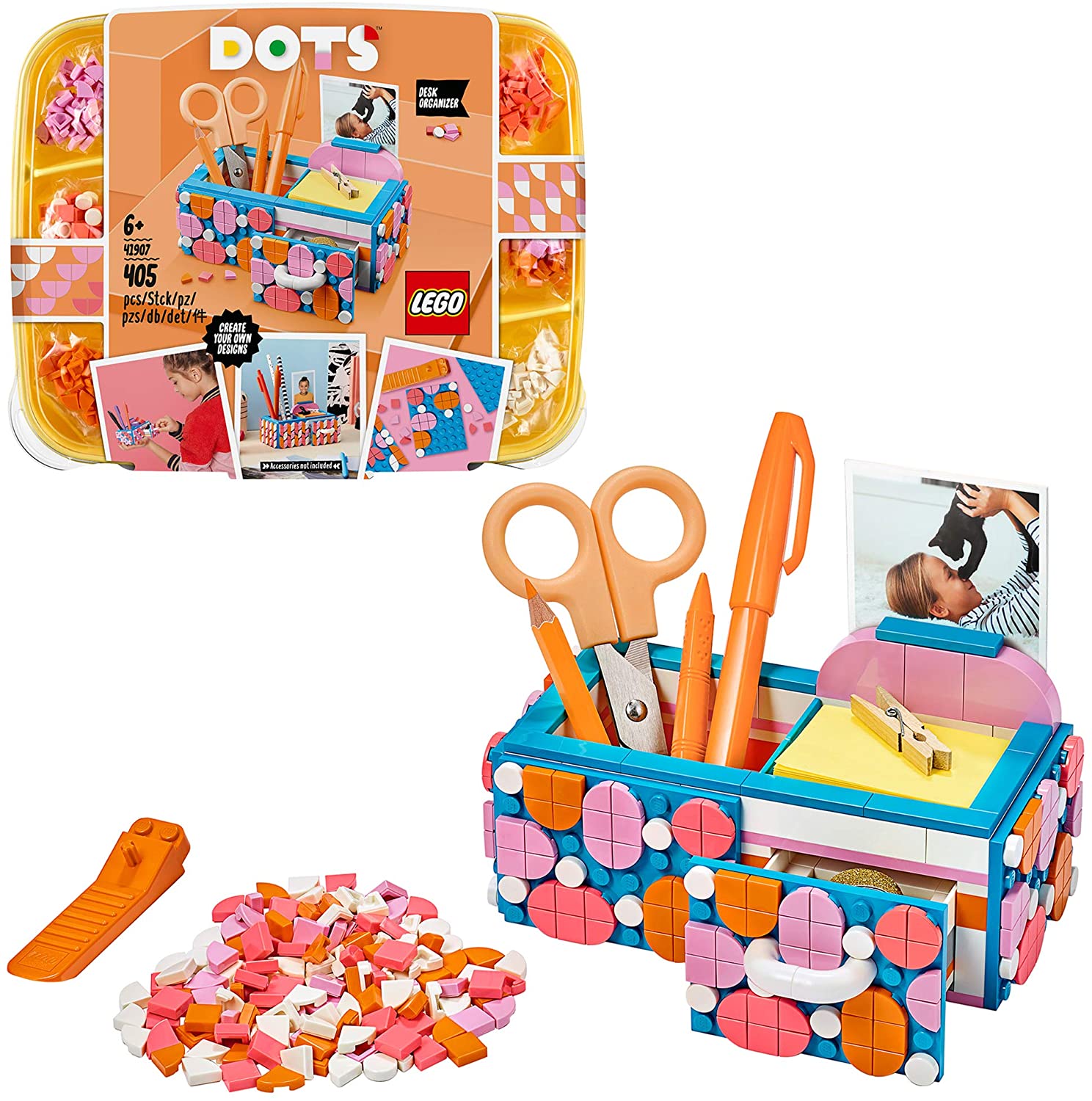 f8c17735acc5571ac12947efa59f2e97 Lego Dots Portaoggetti da scrivania - immagine 1