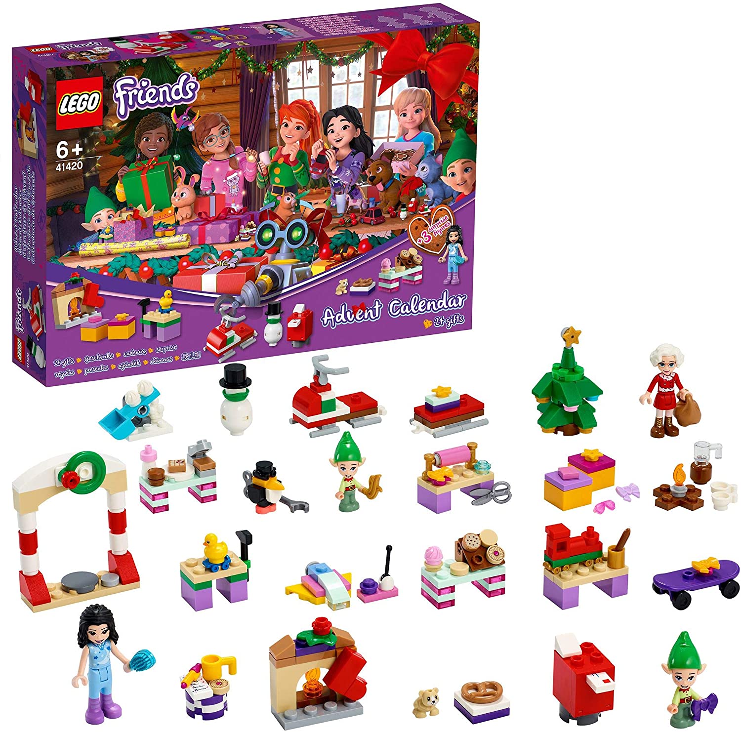 f8f2f411bb10e21c5a2e8b3367ae1d94 Lego Friends Calendario dell'Avvento LEGO® Friends - immagine 1