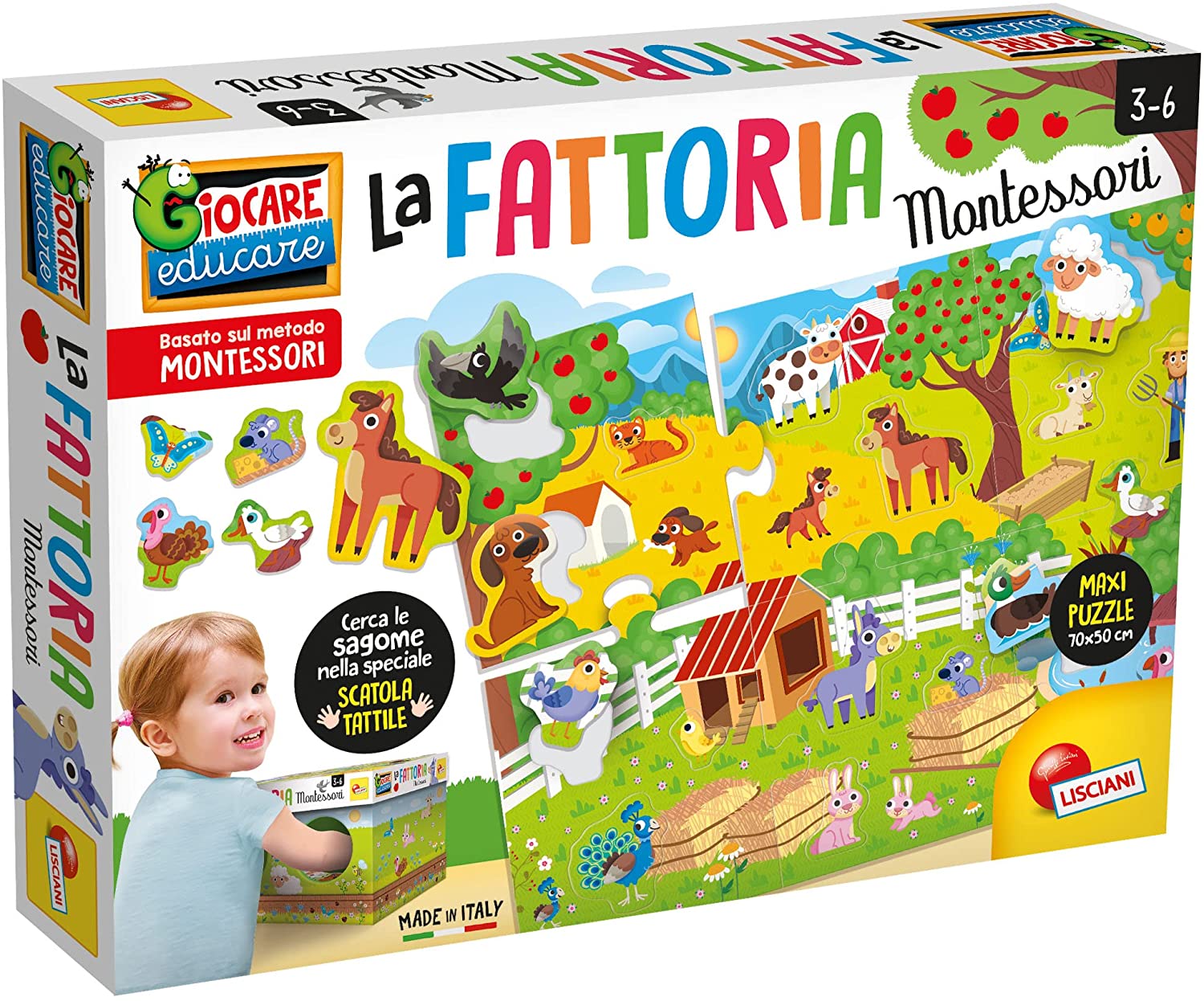 f8f5bef67cd275a918aafeb126377daf Lisciani Montessori Maxi La mia Fattoria - immagine 1