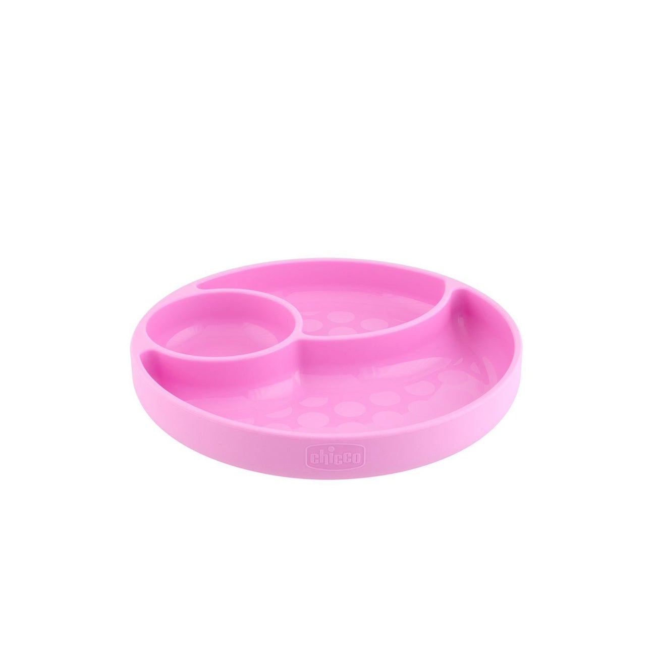 f9cae06c614b0f451eef33d20fea3173 CHICCO PIATTO SILICONE CON VENTOSA ROSA - immagine 1