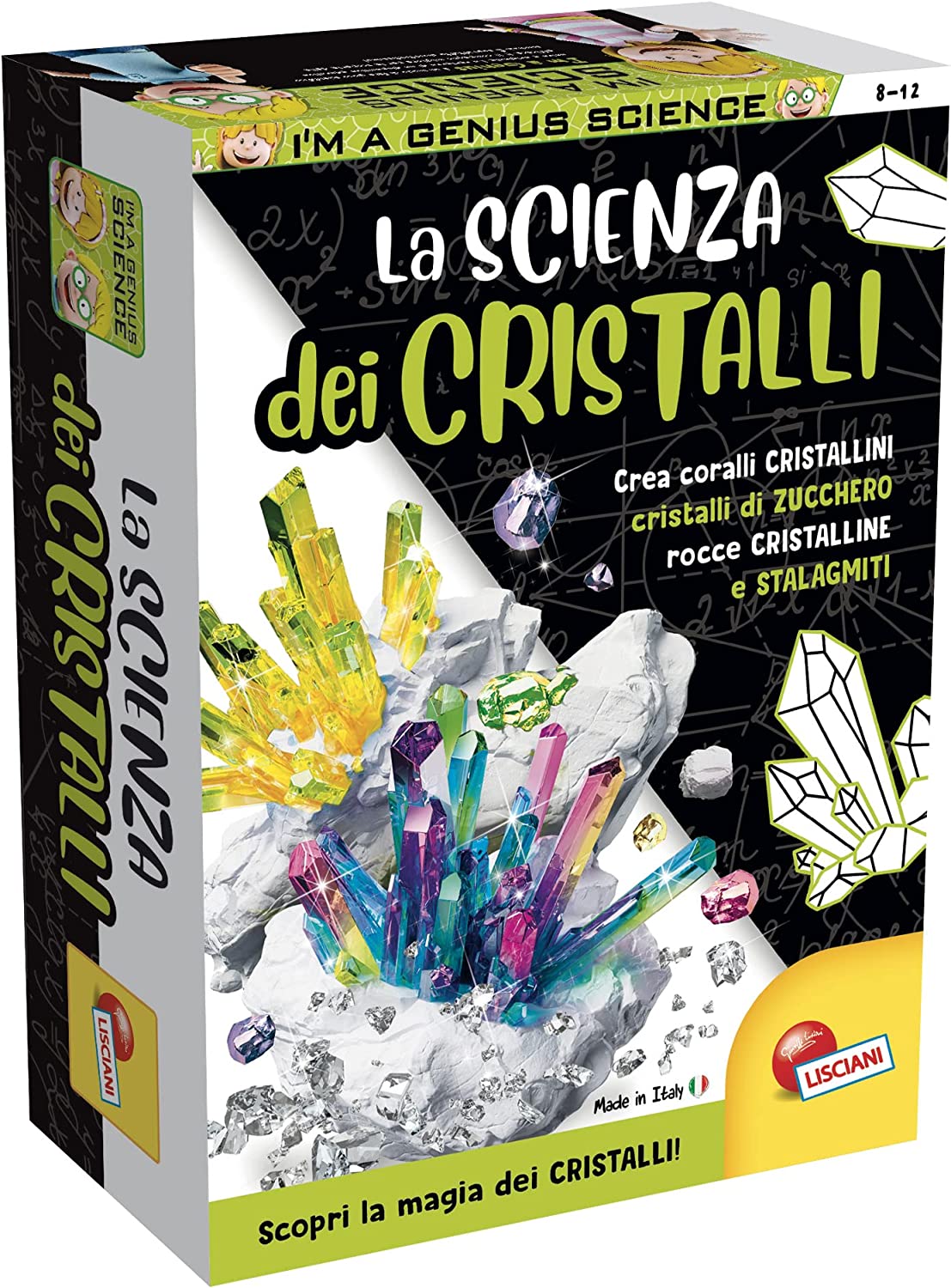 f9cb6bfeaa8e05b0b5364d91dc694b53 Lisciani I'm a Genius Scienza Pocket - La Scienza dei Cristalli - immagine 1