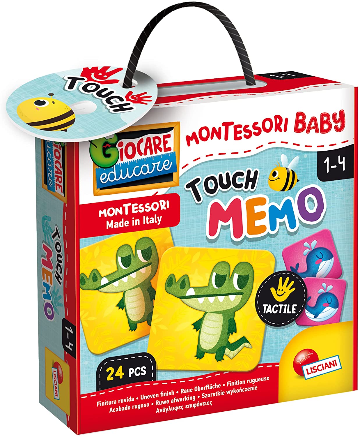 fa0a9bc8fe435560ceb298caee79c5a5 Lisciani Montessori Baby Touch Memo - immagine 1
