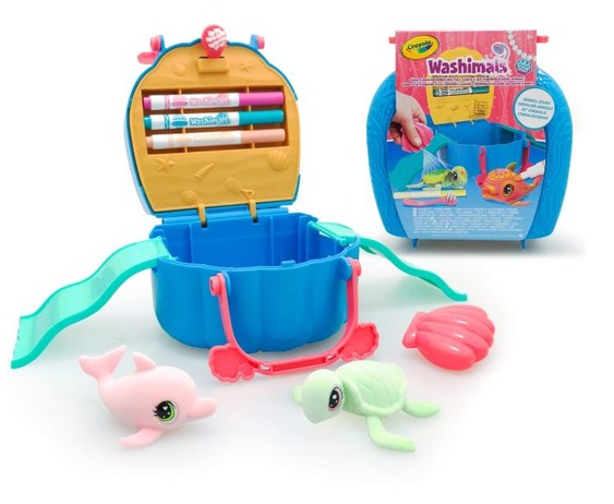fb4474288bfb81ac7da0e12767e01e84 Crayola Washimals Oceans Pets Set Conchiglia - immagine 1