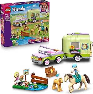 fc0ad7b7cc03be8c23c020411482679f Lego Friends Rimorchio per cavallo e puledro - immagine 1