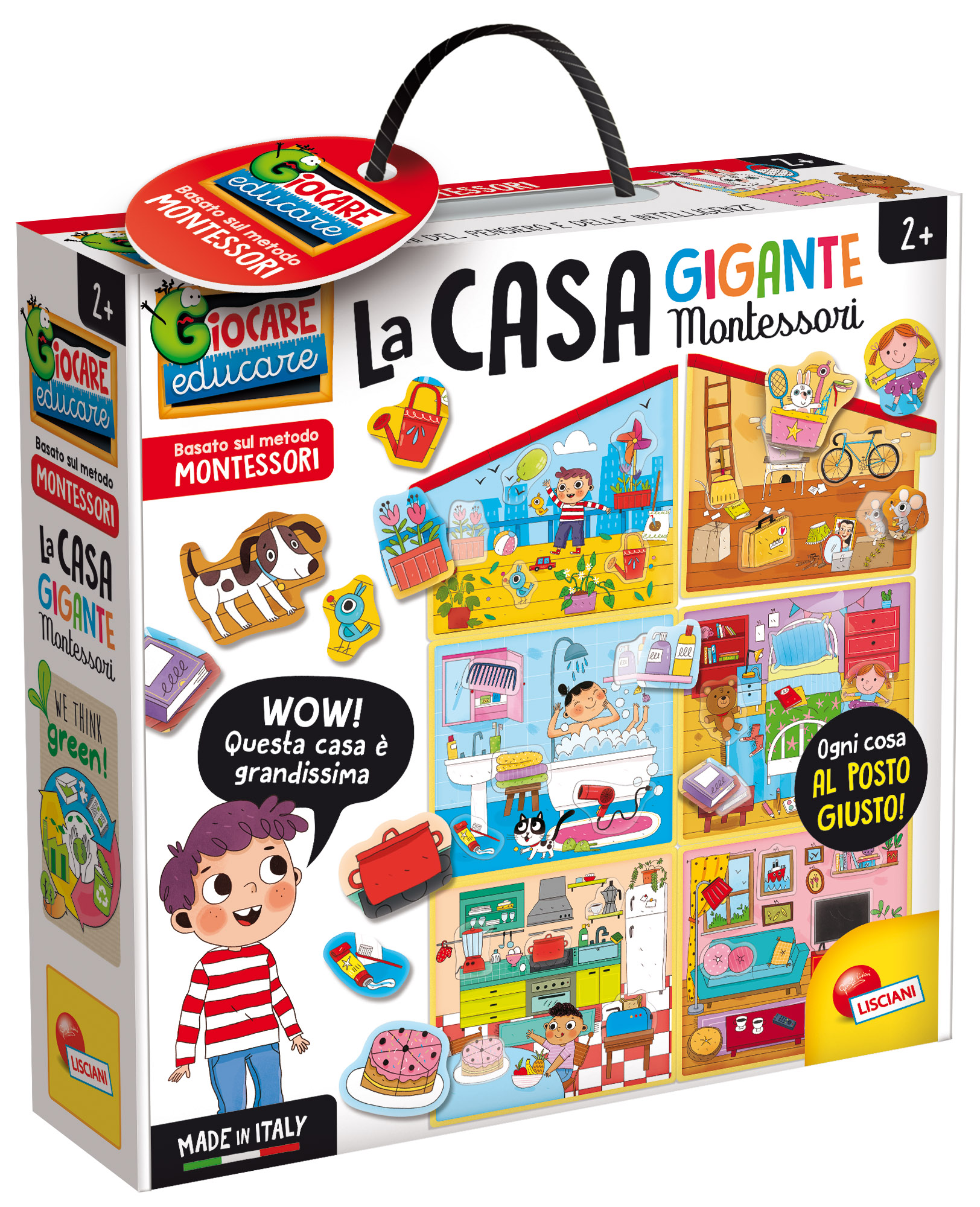 fc1d9a682f957fe87bd1eeca7d0b838d Lisciani Montessori La Mia Casa Gigante - immagine 1