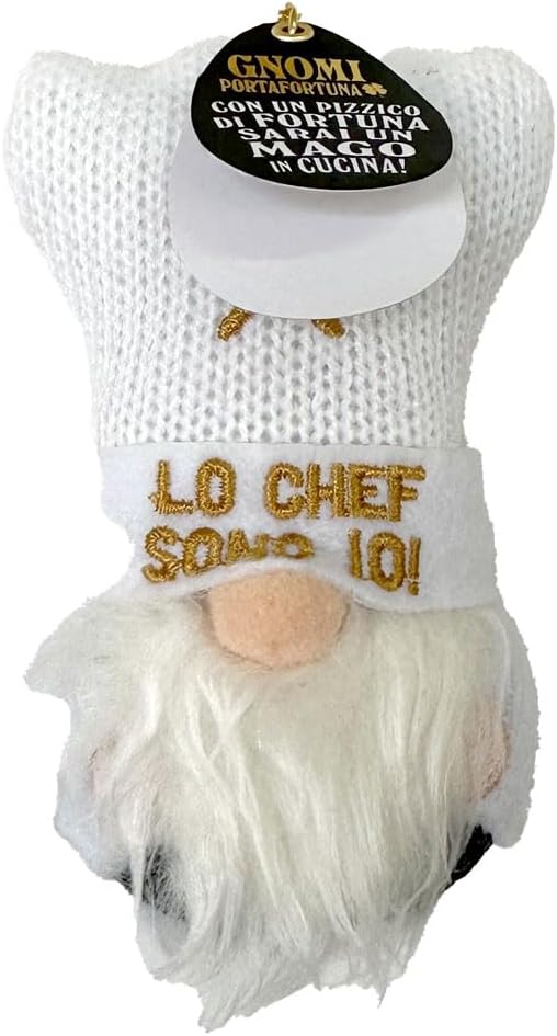 fc8118b656aca01b296da7fcb1b00129 LO CHEF SONO IO - GNOMO PORTAFORTUNA - immagine 1