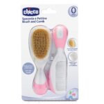 CHICCO SPAZZOLA E PETTINE ROSA