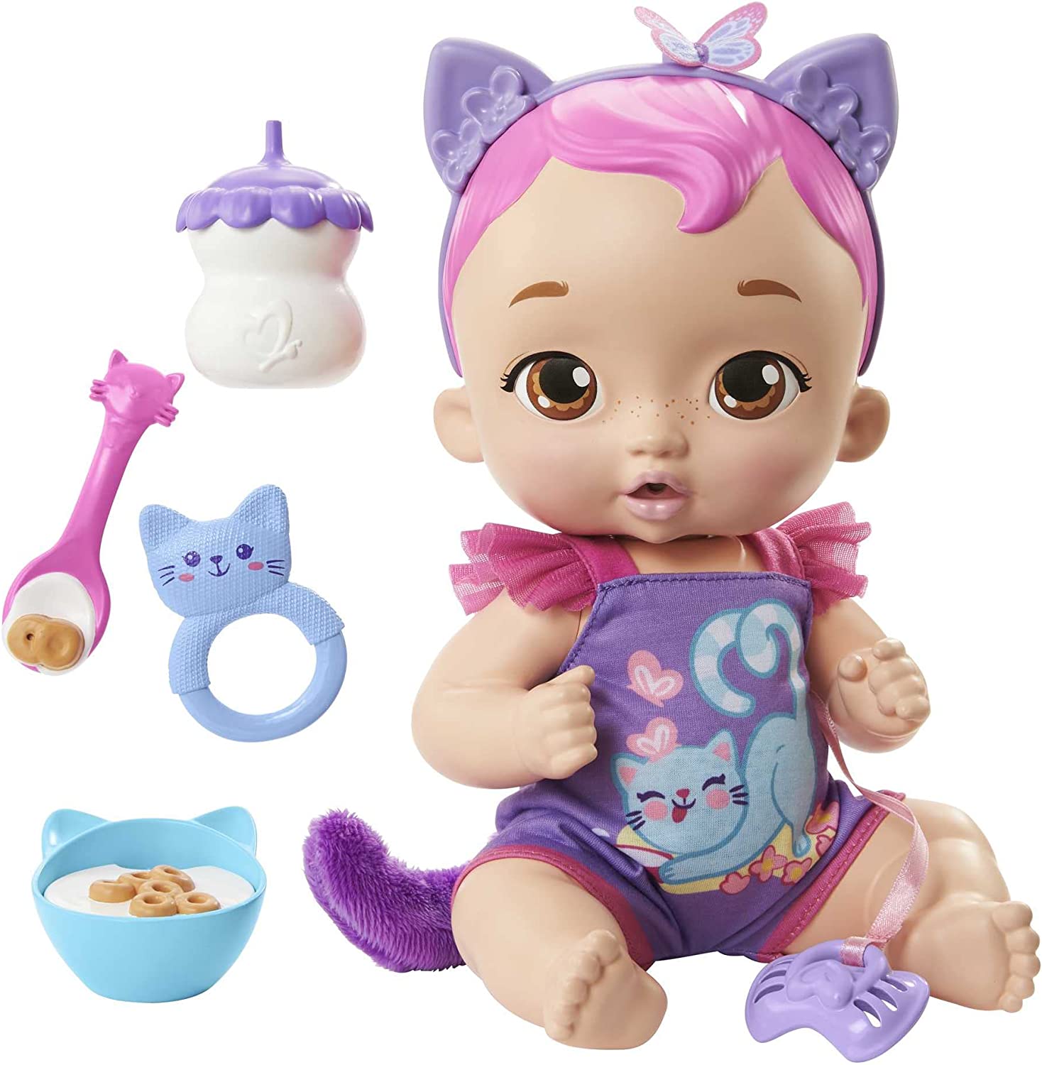fe5ee0c07b1eef00766e1a4d90ad3357 My Garden Baby Bambola Gattina Pappa e Nanna - immagine 1