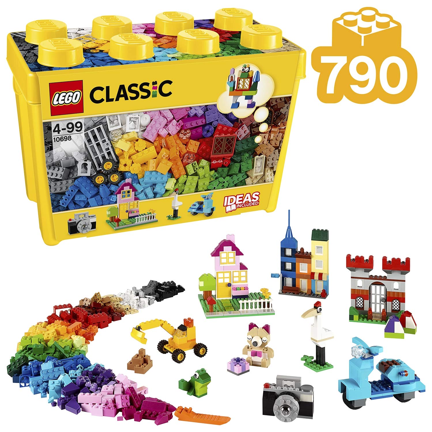 fe6364b8ce577c7d8e9dc77772be95ed Lego Classic Scatola mattoncini creativi grande - immagine 1