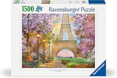 ff213a4e2c95402e2d28d7b9fa3f8155 Ravensburger Puzzle 1500 pz. Amore a Parigi - immagine 1