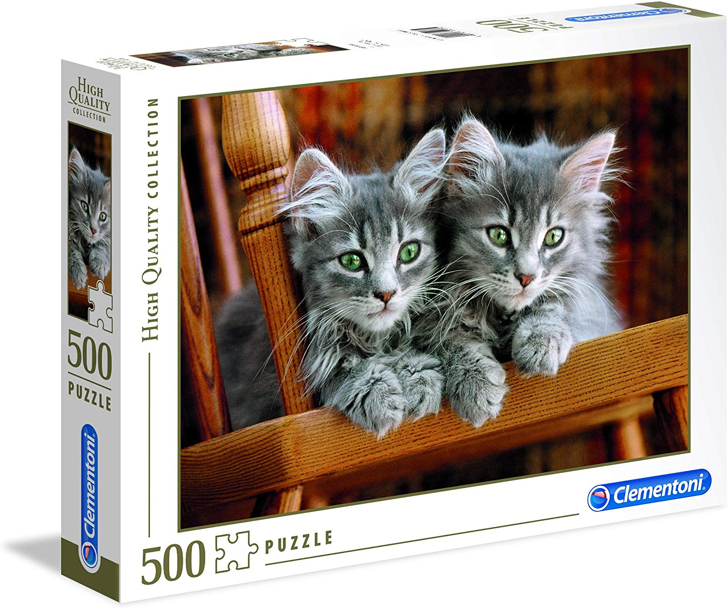 ff29ac0d322c06b366cbd3d616c39372 Clementoni Puzzle 500 Pz. HQC Gattini - immagine 1