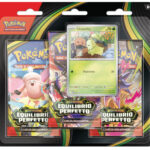 Pokemon m3 3 pack blister dell'espansione megaevoluzione equ. perf.
