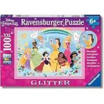 Ravensburger Puzzle 100 pz. Disney Princess Glitter