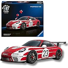 581d74ac34b0dee6ee808a0f1f144aed Ravensburger Puzzle 3d - Porsche 911 GT3 Cup Salzburg - immagine 1