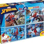 Puzzle Lisciani Double Face MAXI 4x48 pz Spiderman